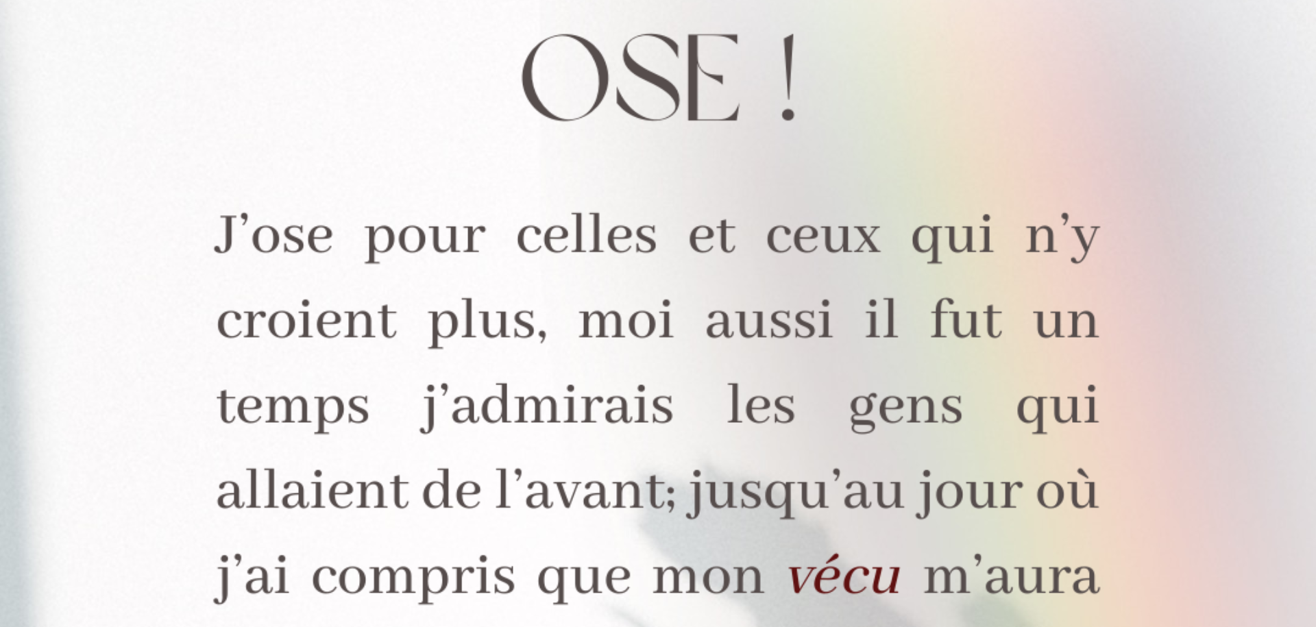 Ose !